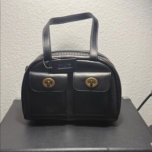 Coach Originals Twin Turn Lock Utility Satchel Bag 20